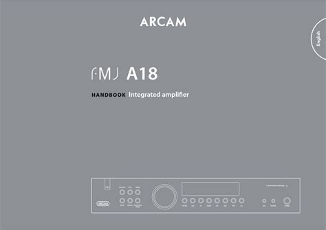 Arcam A18 Manual pdf